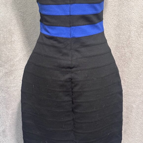 Vintage Express Strapless Bodycon Dress - Picture 2 of 3